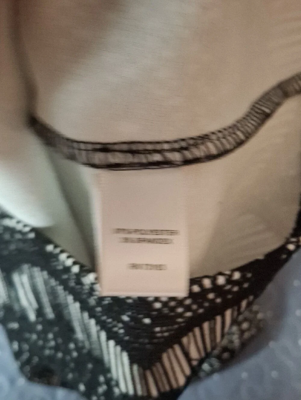 Melissa Paige Black Over White Lace-Pattern Pencil Skirt Size Small